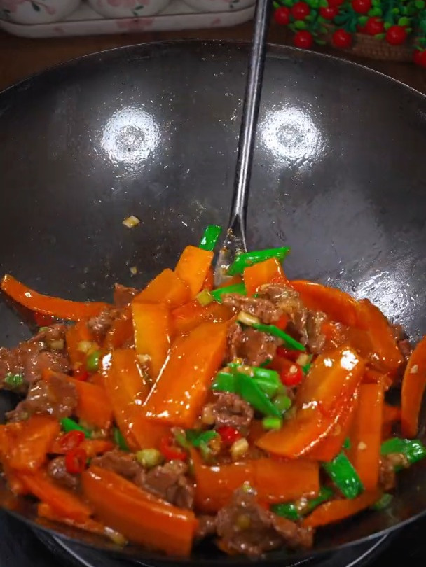 好吃的萝卜干炒牛肉