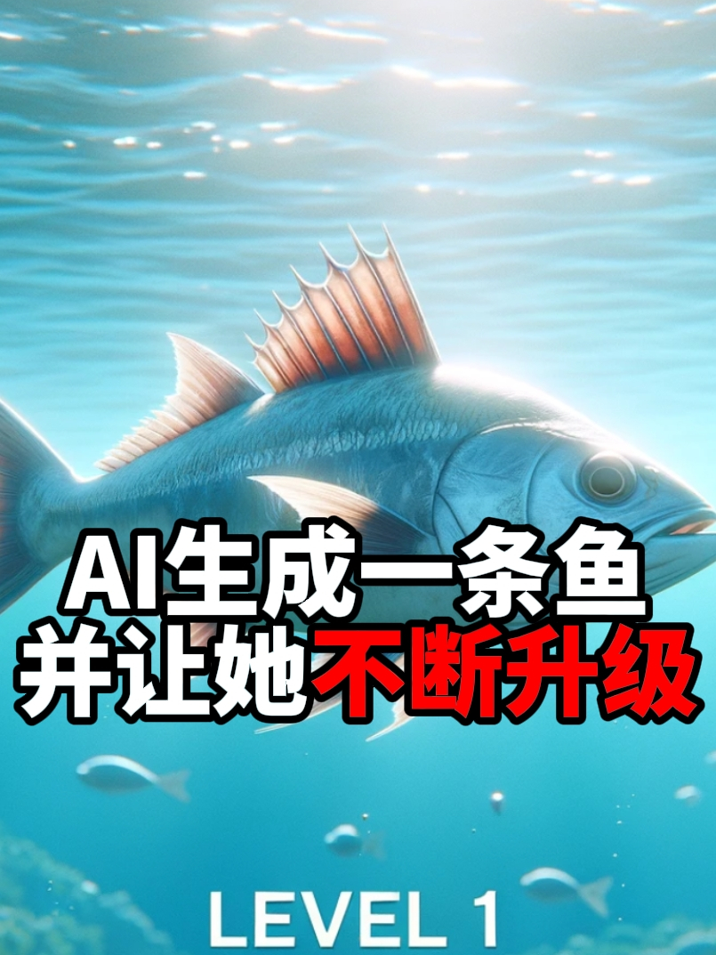 AI生成一条鱼,并让她不断升级