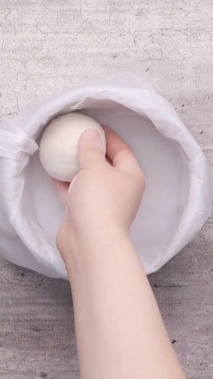 不用揉的面包,红糖香甜好暄软～