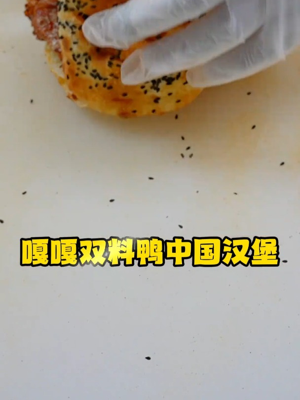 塔斯汀与「不鸭不咋样的生活」联名推出“嘎嘎双料鸭中国汉堡”