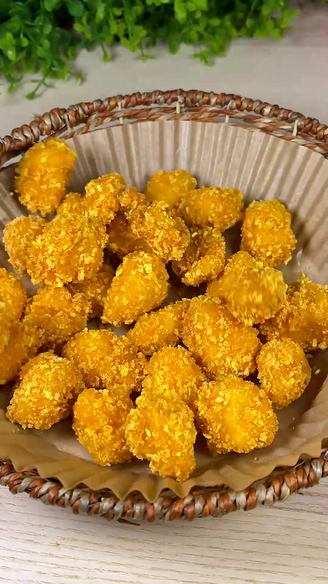 不油炸的鸡米花,一口空气炸锅就可以做,太好吃了