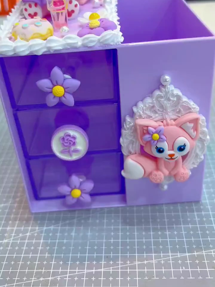 手工时间到:粉紫色系、琳娜贝尔带着她最爱的果茶蛋糕来咯