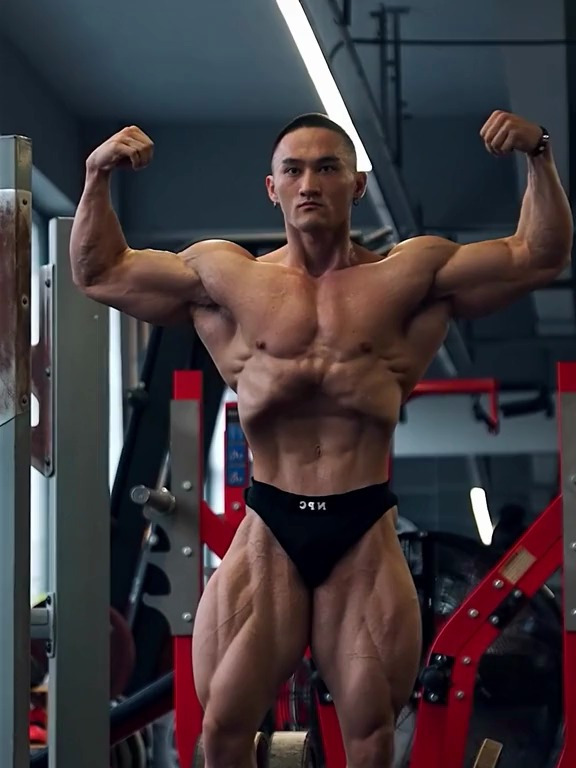 咱们中国肌肉帅哥的身材一样超级棒 肌肉男