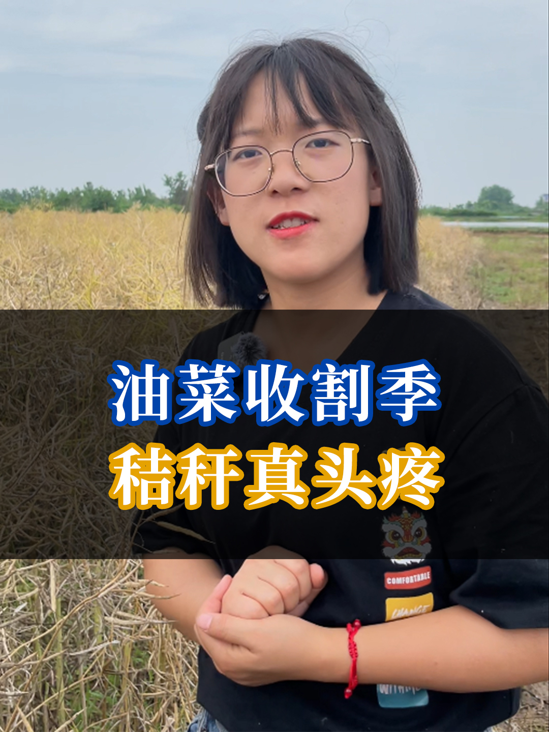 油菜籽收割季,秸秆问题农民真头疼