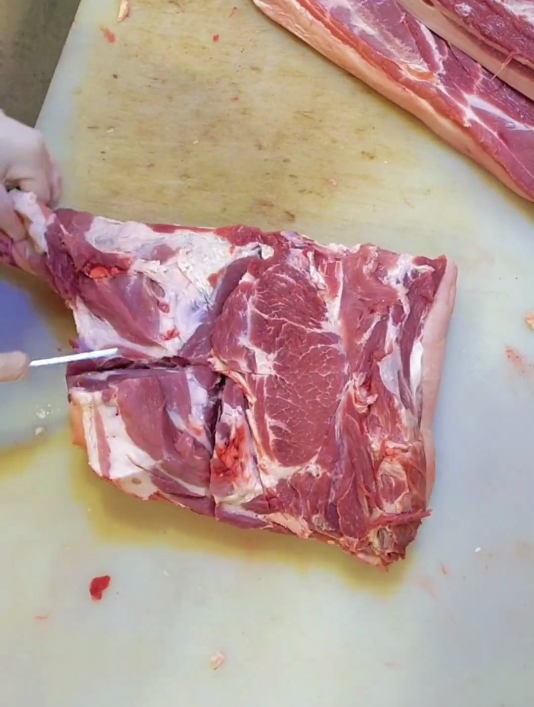 舒服解压 猪肉分割技巧