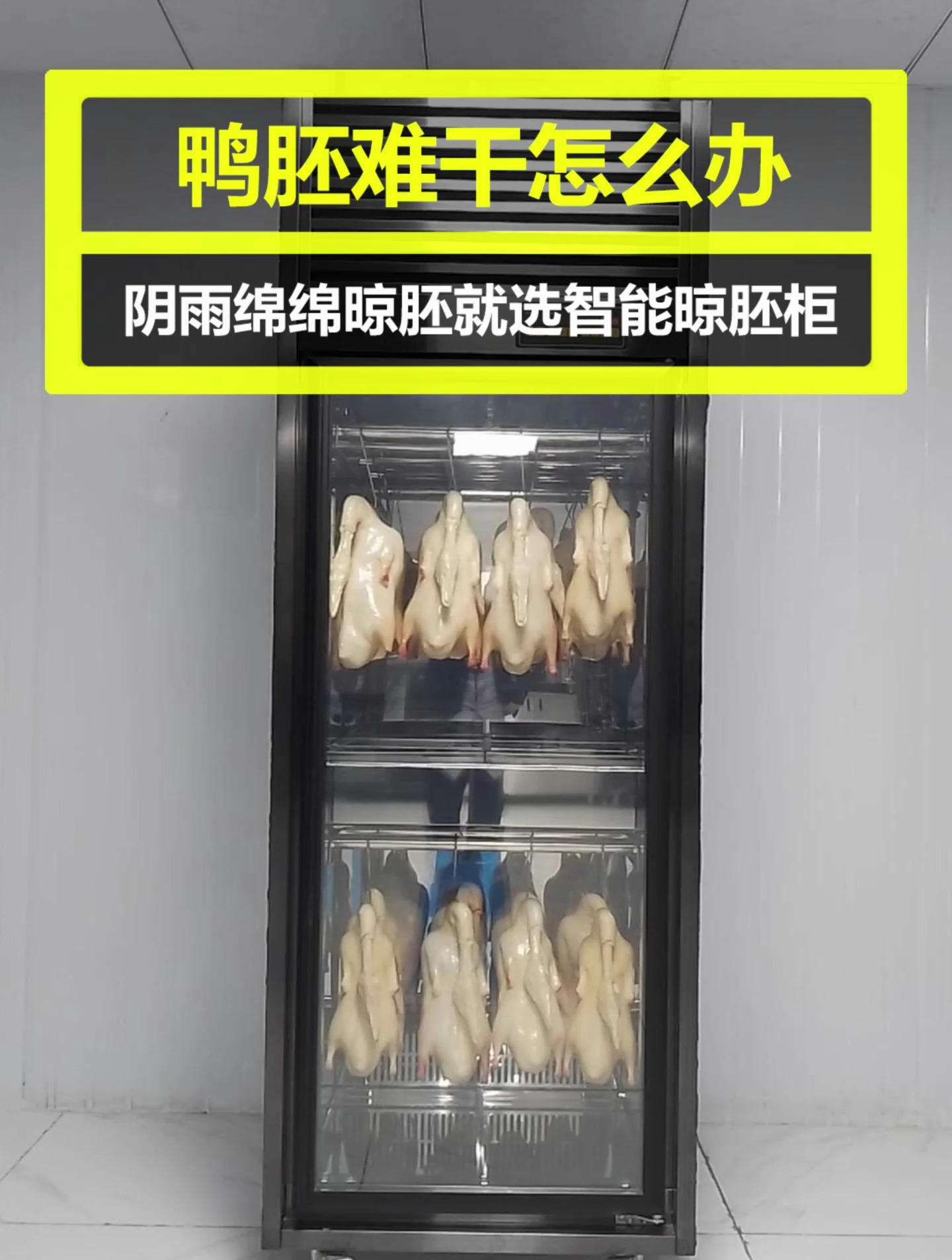 阴雨绵绵的南方,做烧腊烤鸭的商家碰到鸭胚难风干怎么办