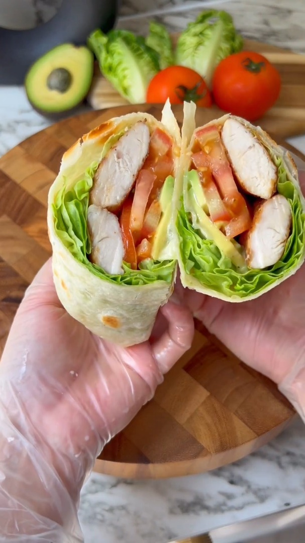 工作日午餐^o^墨西哥鸡肉卷