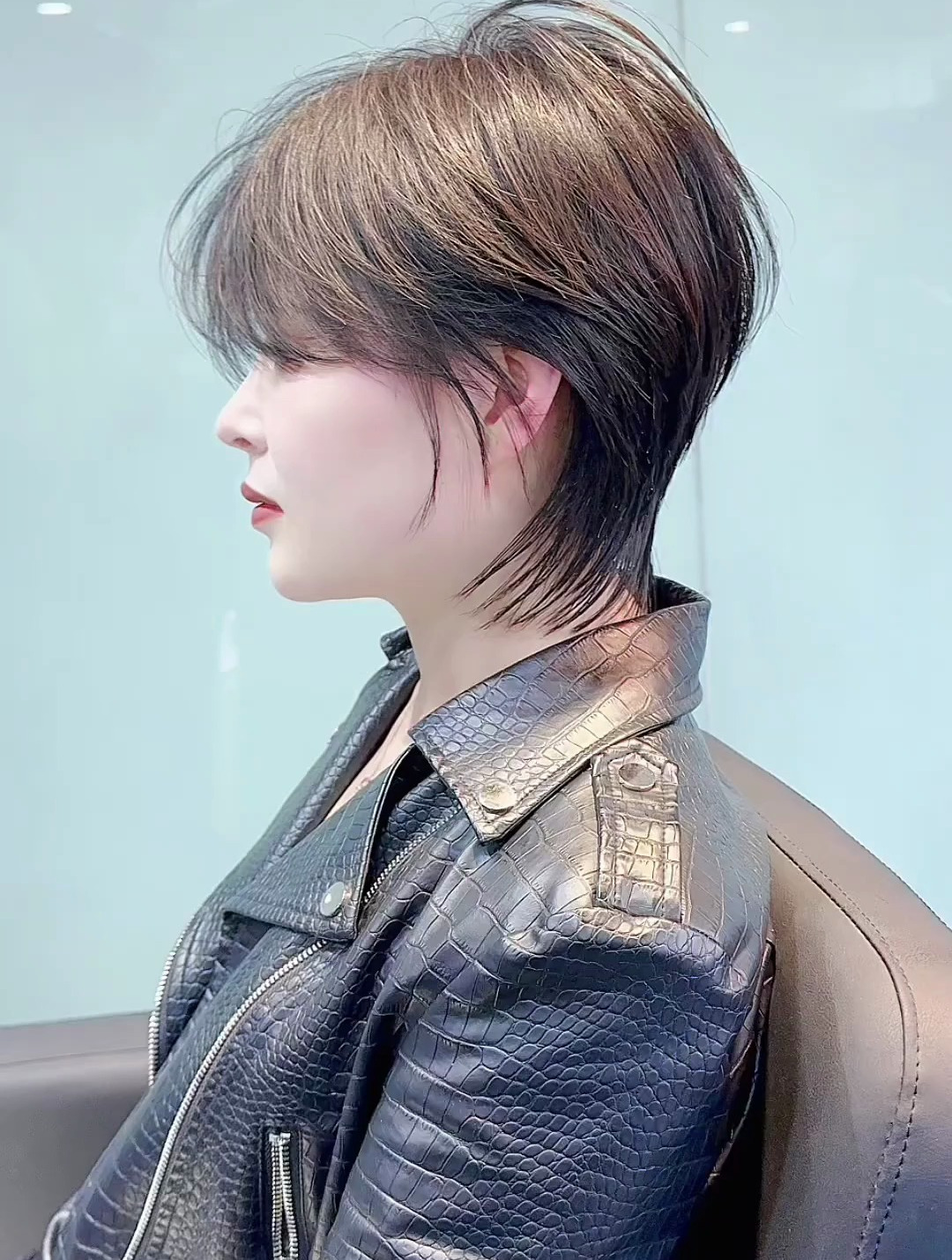 帅气又酷感的鲻鱼发型裁剪教程