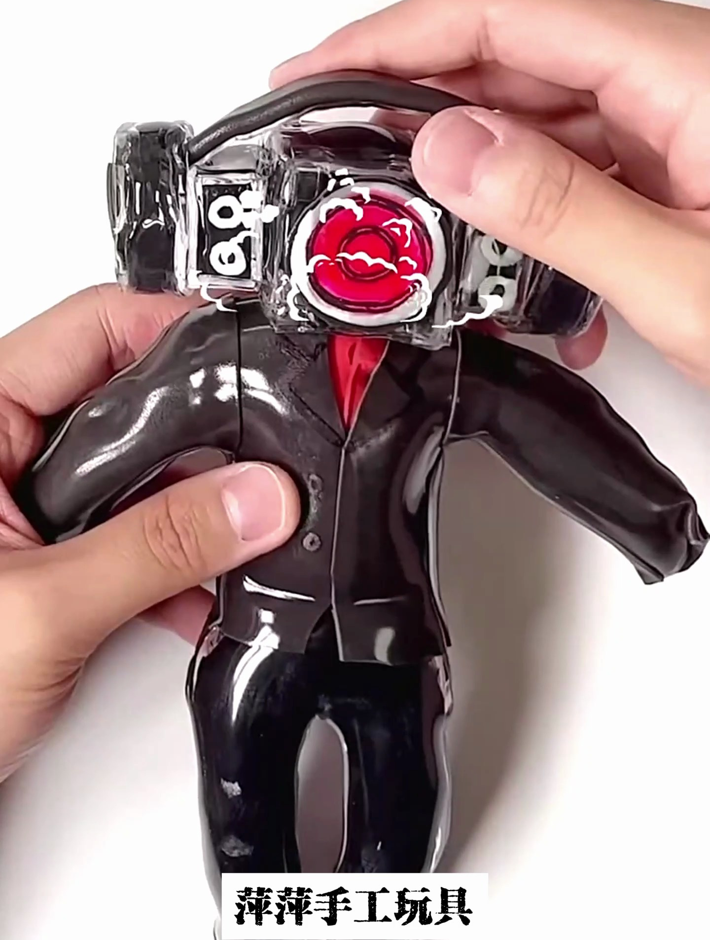 手工玩具:橡皮泥制作复杂的音响人