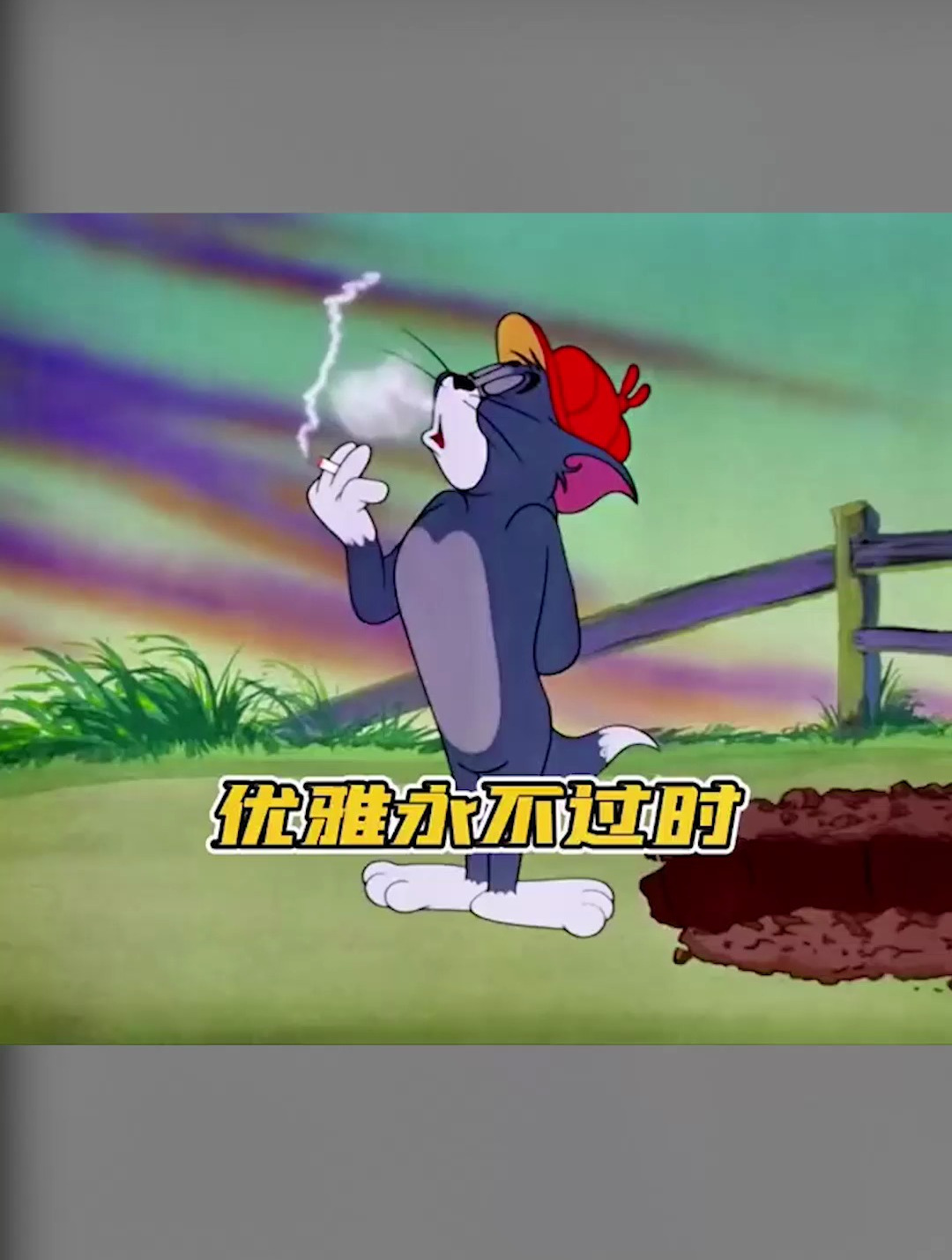 汤姆绞尽脑汁捕捉小鸭子最后以优雅的方式吃席 童年动画 猫和老鼠