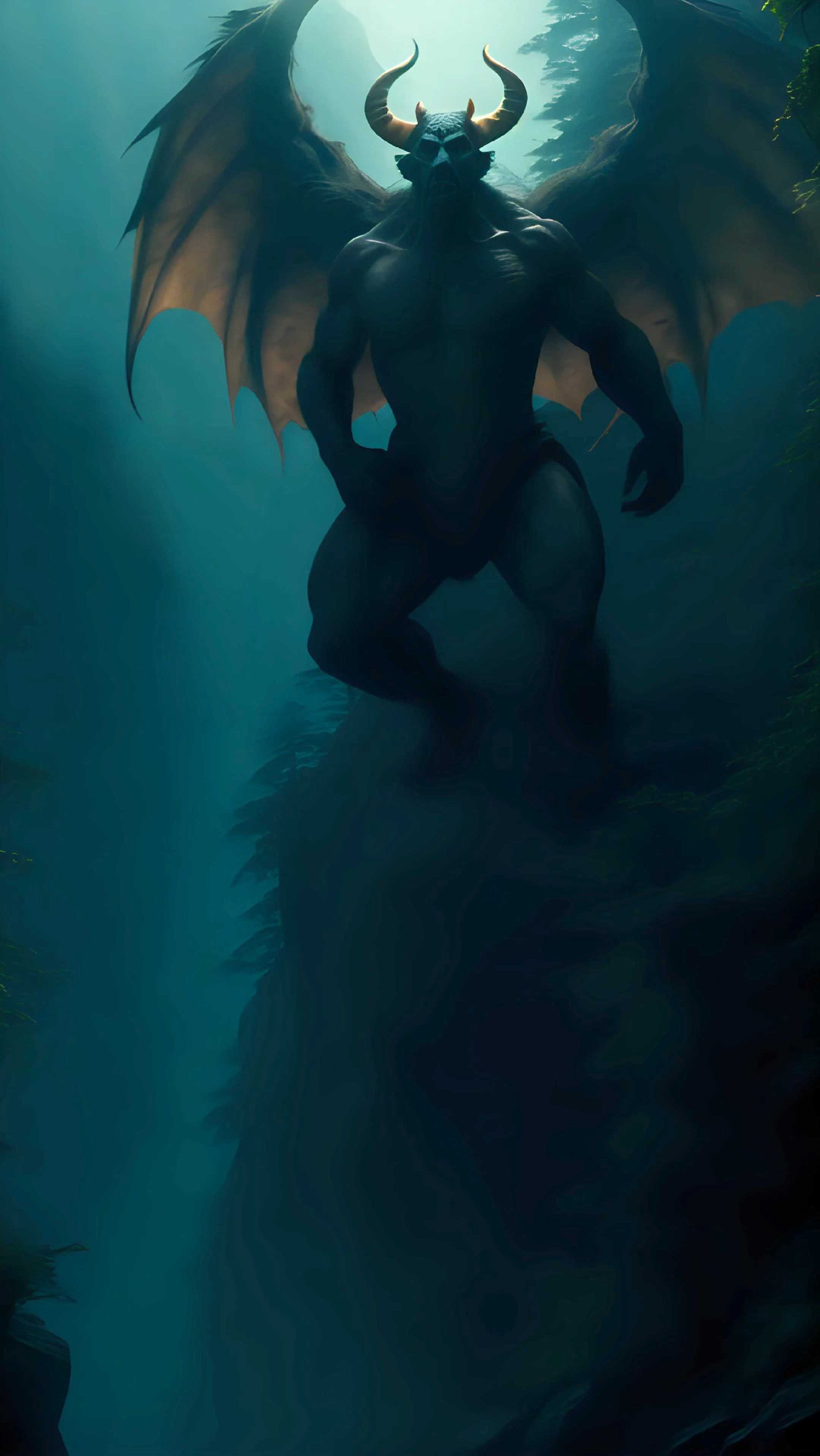 山海经记载志怪牛头带翅膀的怪兽