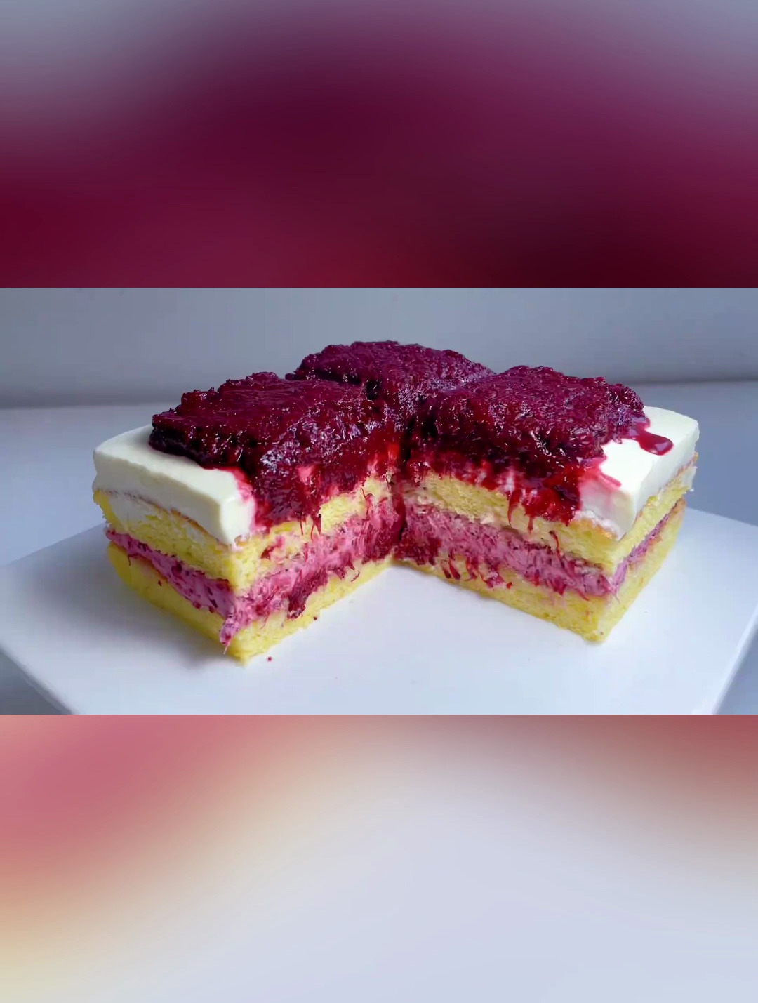 杨梅蛋糕这样做,很好吃