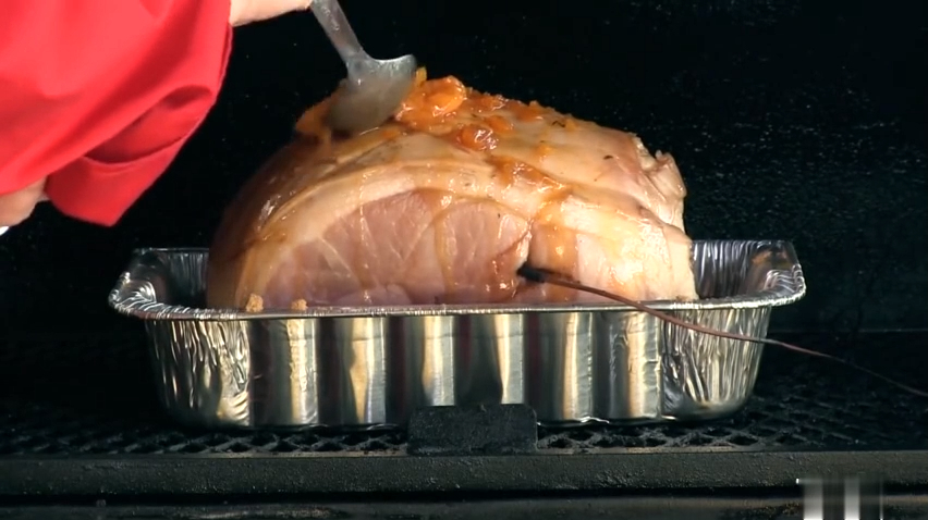 美式烟熏超大鲜肉烧烤酱火腿食谱