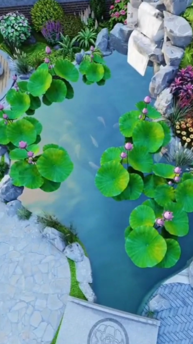 五个方法教你做好鱼池假山 庭院假山 流水喷泉