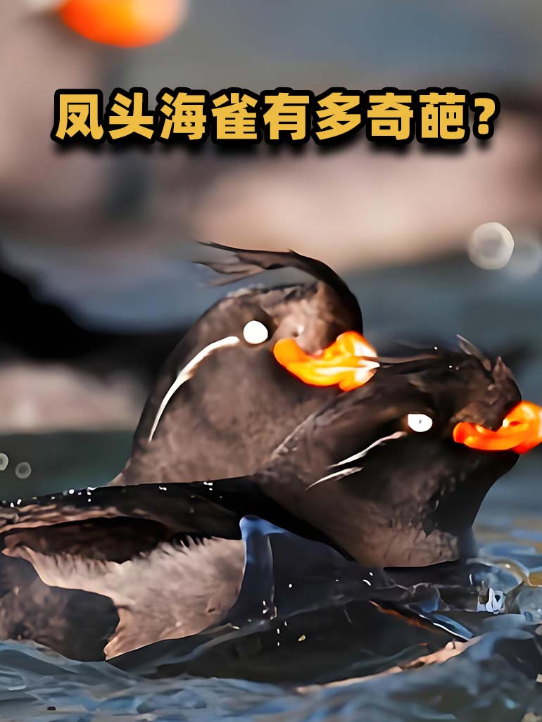 长得像可达鸭的鸟,还能散发出橘子味体香?这可都是为了找对象