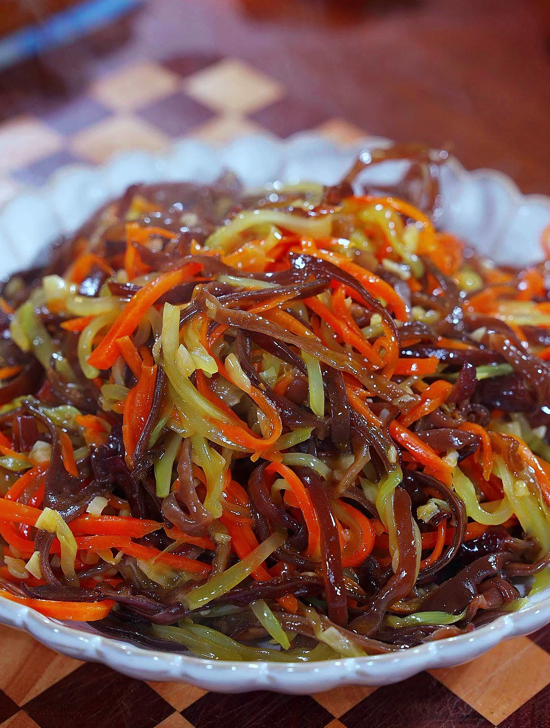 大鱼大肉吃腻了,不妨试试这道素炒三丝,脆爽解腻又下饭