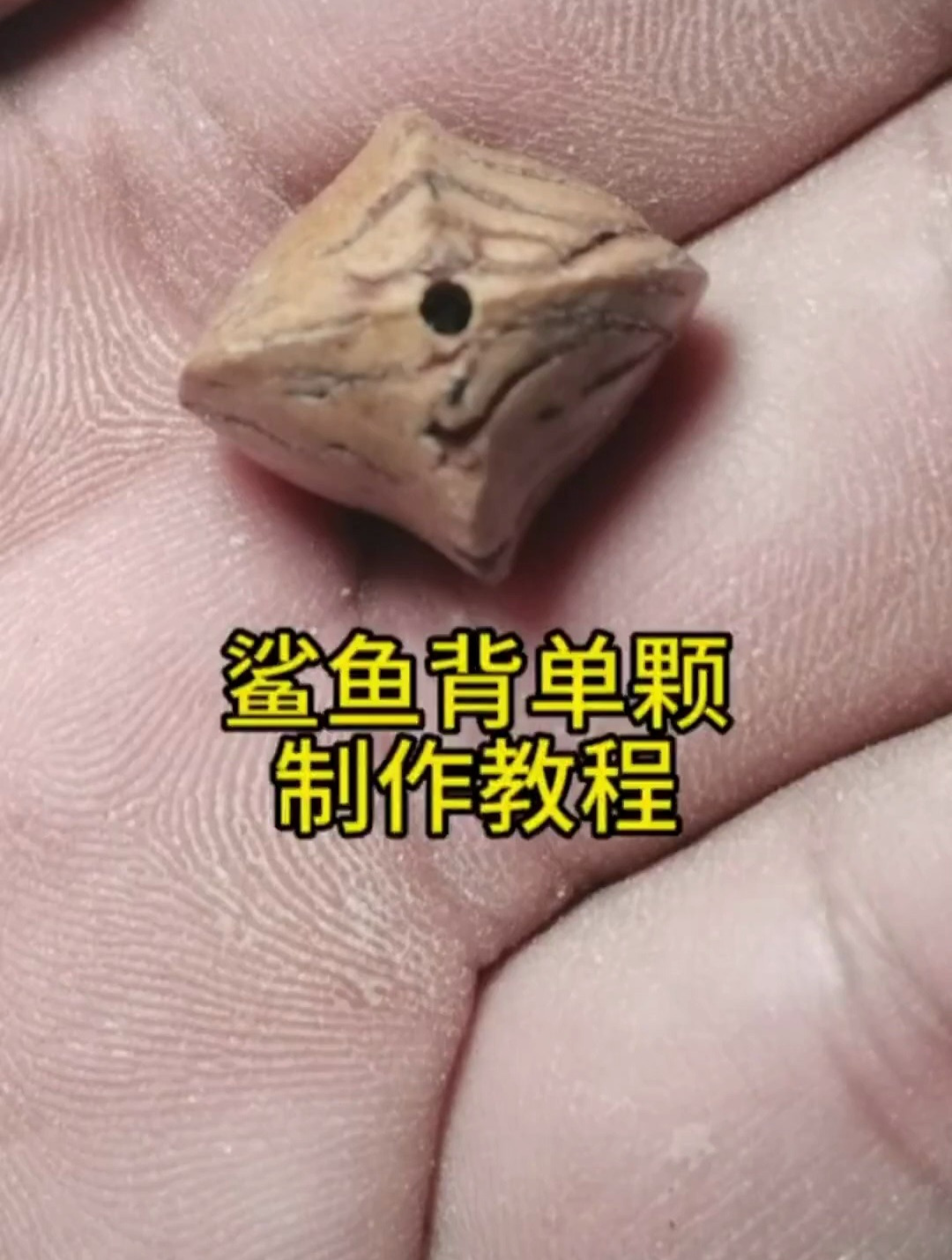 桃核鲨鱼背单颗制作教程