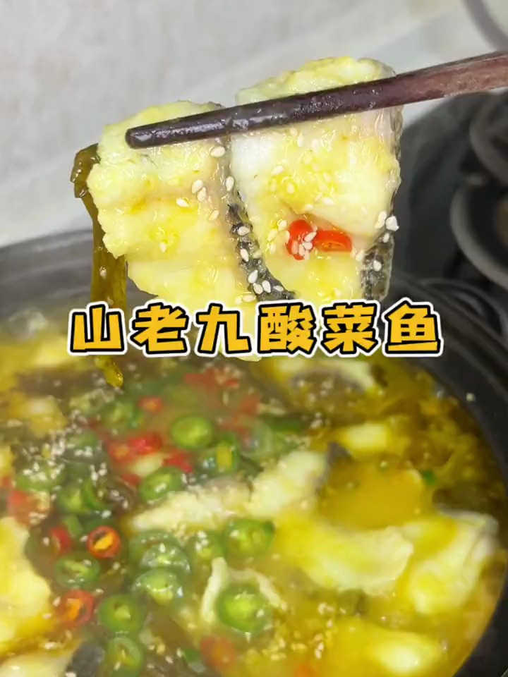家里孩子可爱吃这个酸菜鱼了,鱼肉滑嫩,汤汁酸爽 酸菜鱼