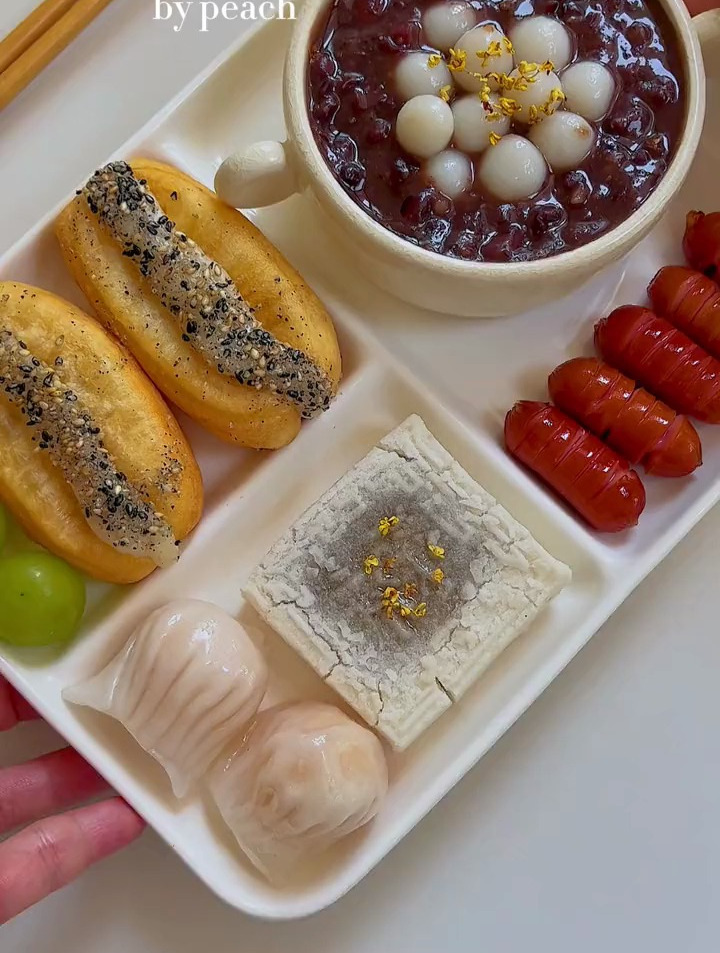 健康滋养的中式早餐唤醒中国胃