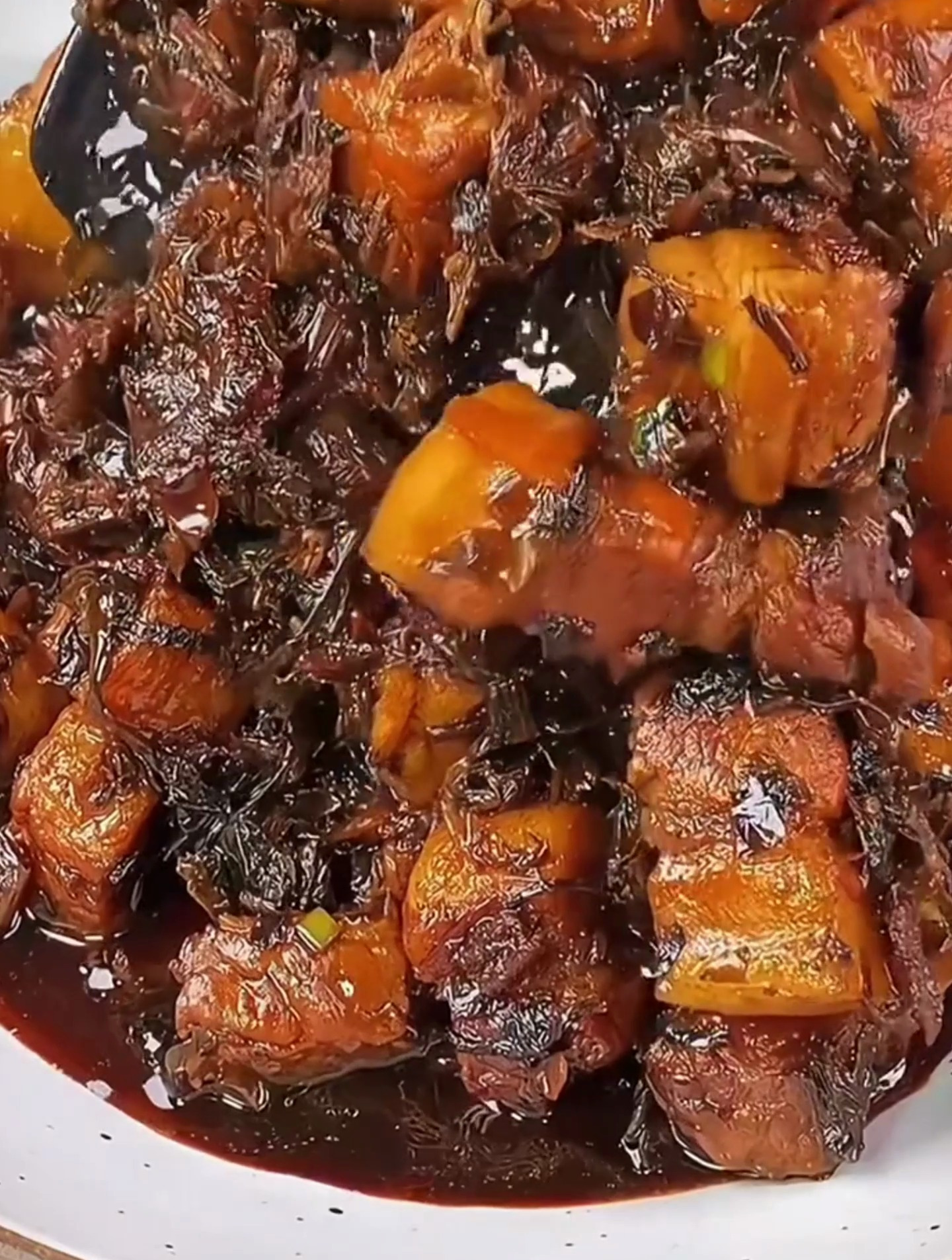 梅菜干做红烧肉真的太好吃了
