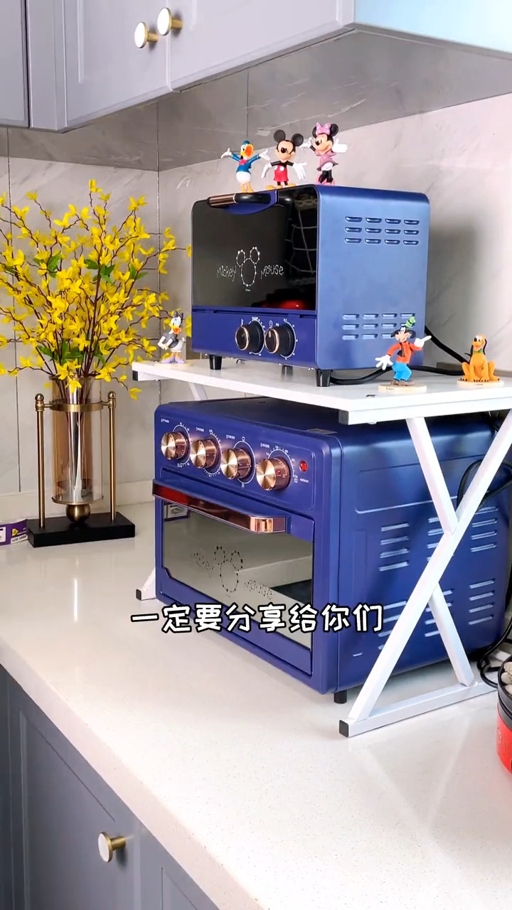 电烤箱颜值的天花板,梦幻星空紫的配色,看到她的第一眼就爱了