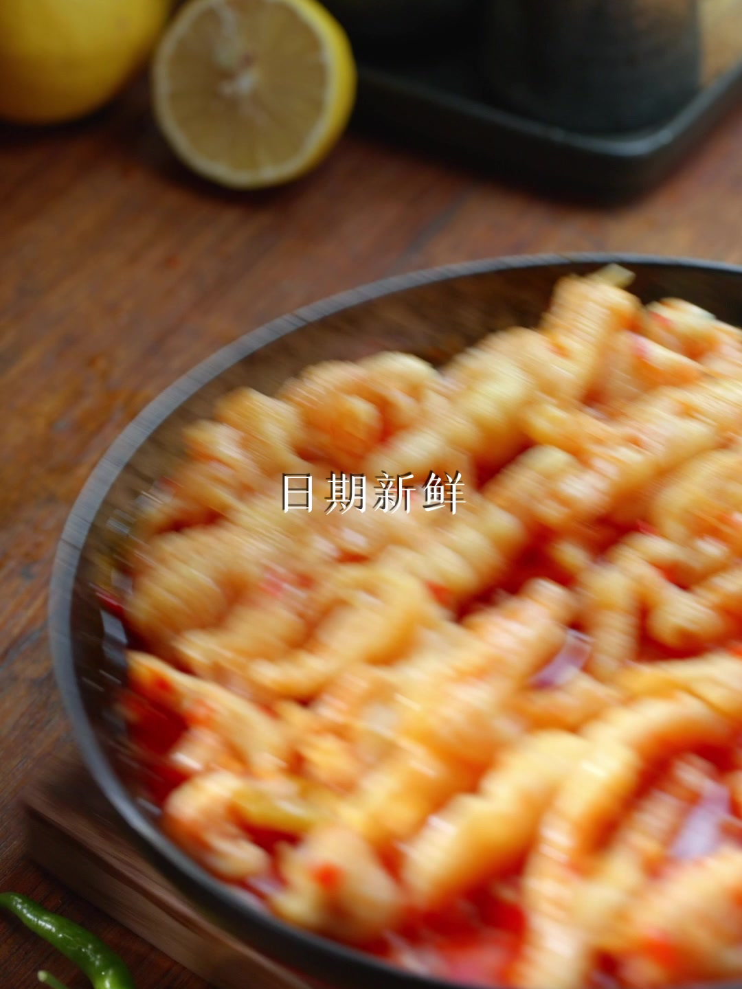 收到一个顾客反馈他说收到无骨鸡爪了但是