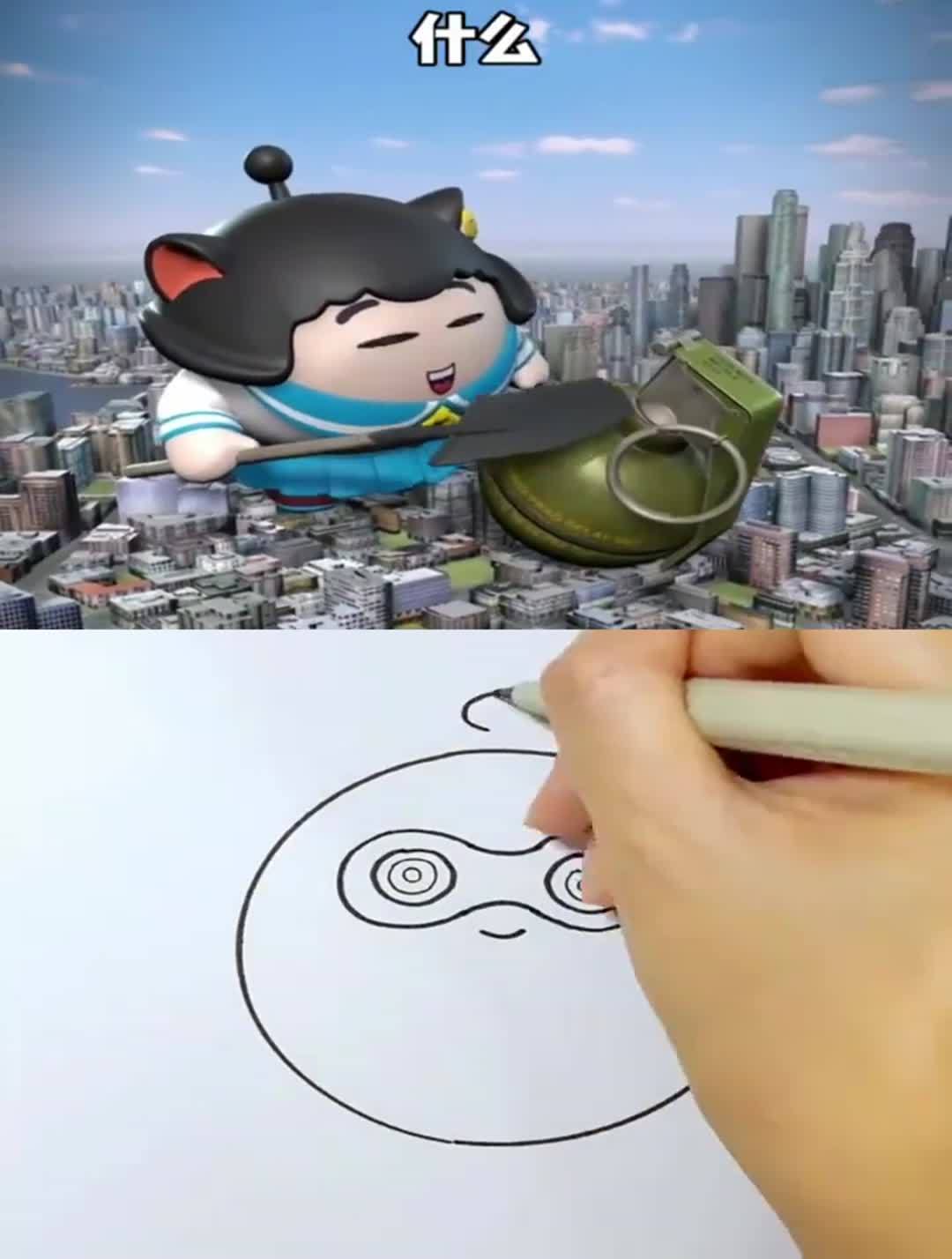 简笔画蛋仔简笔画