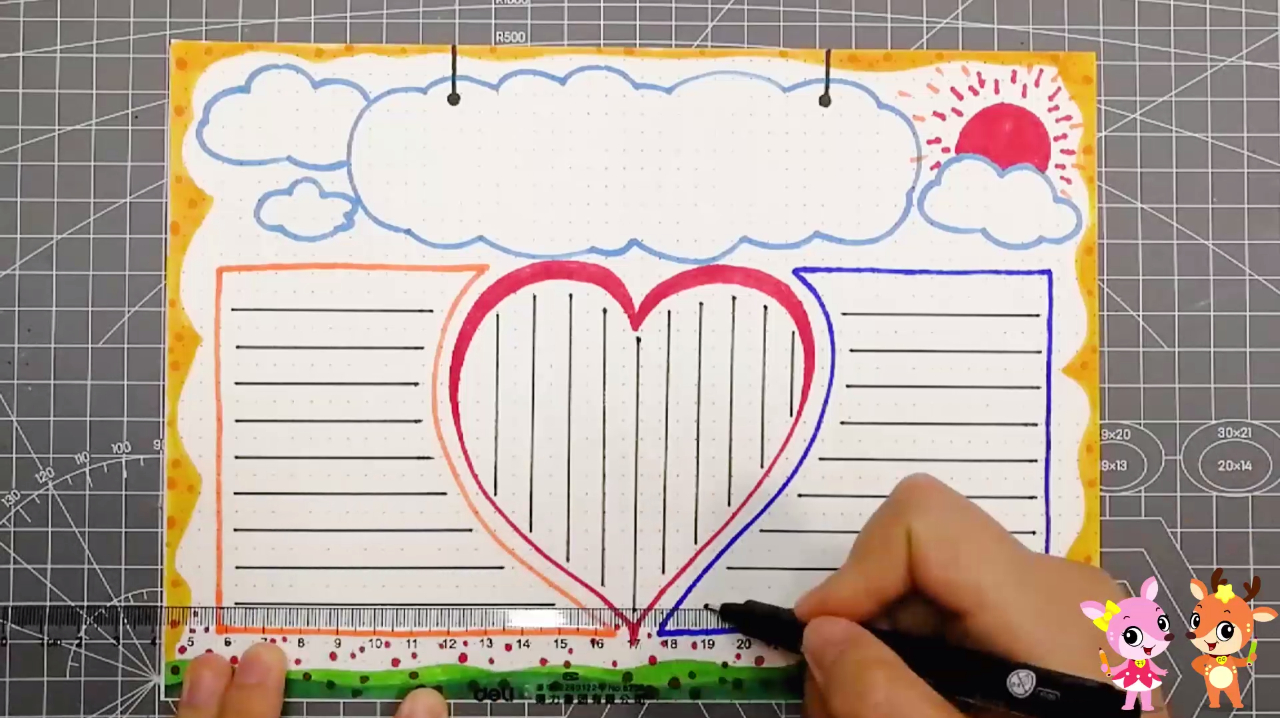 儿童万能手抄报模板,简单实用,家长们收藏好!