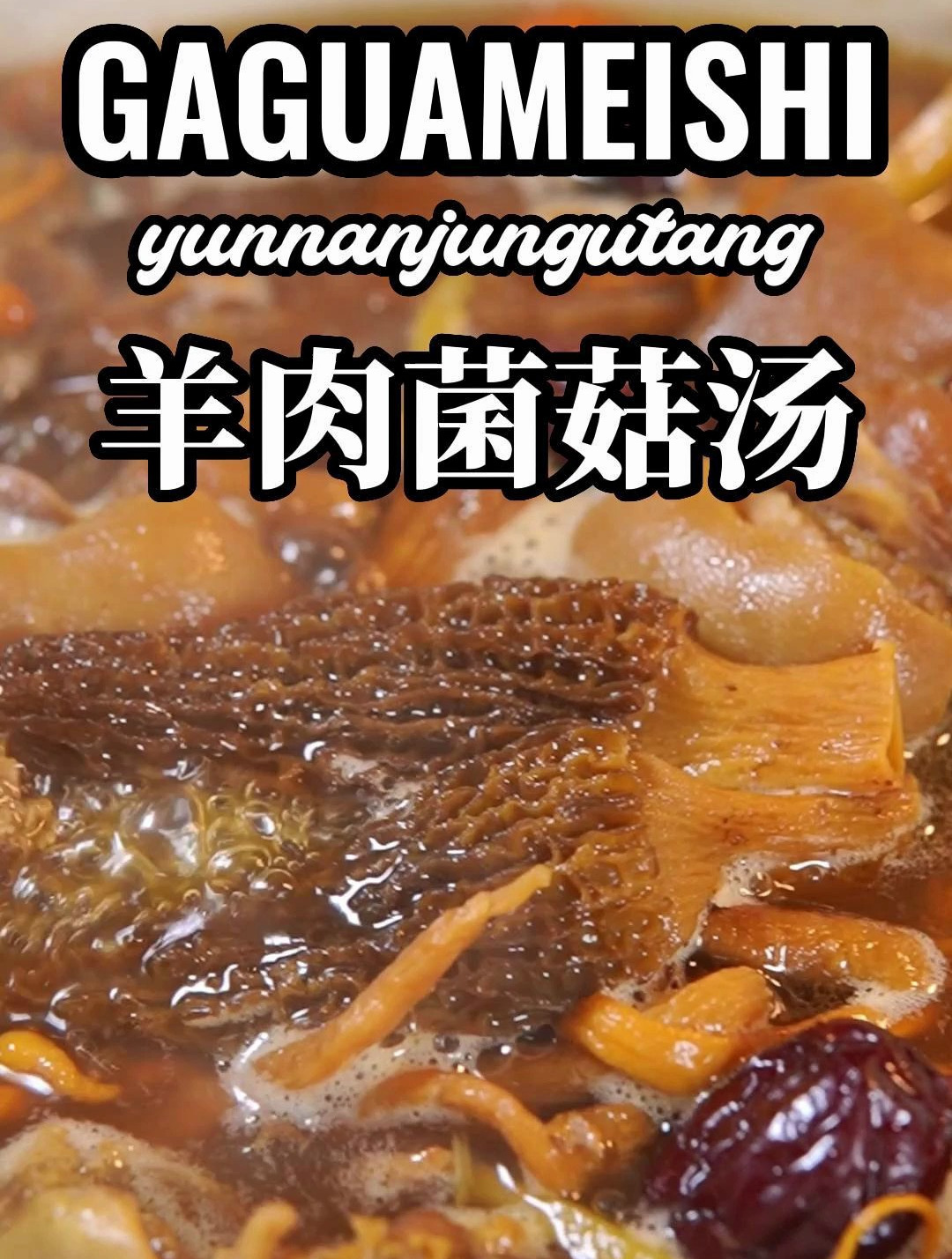 羊肉菌菇汤,太适合这个季节喝了,全家都可以喝,营养好喝暖暖的