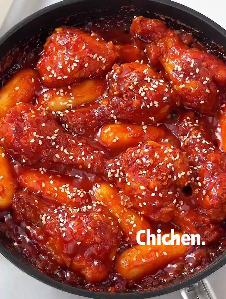 非油炸韩式炸鸡甜辣酥脆!好吃到吮手指在家就能做的韩式炸鸡
