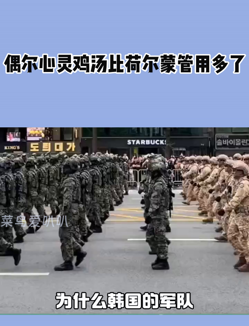 偶尔心灵鸡汤比荷尔蒙管用多了
