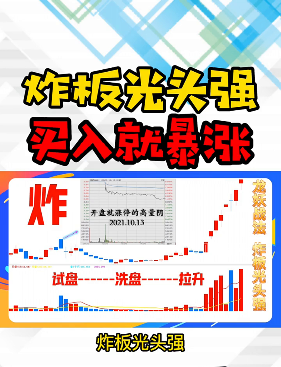 这光头强你肯定没见过!龙妖战法,炸板光头强太牛了!