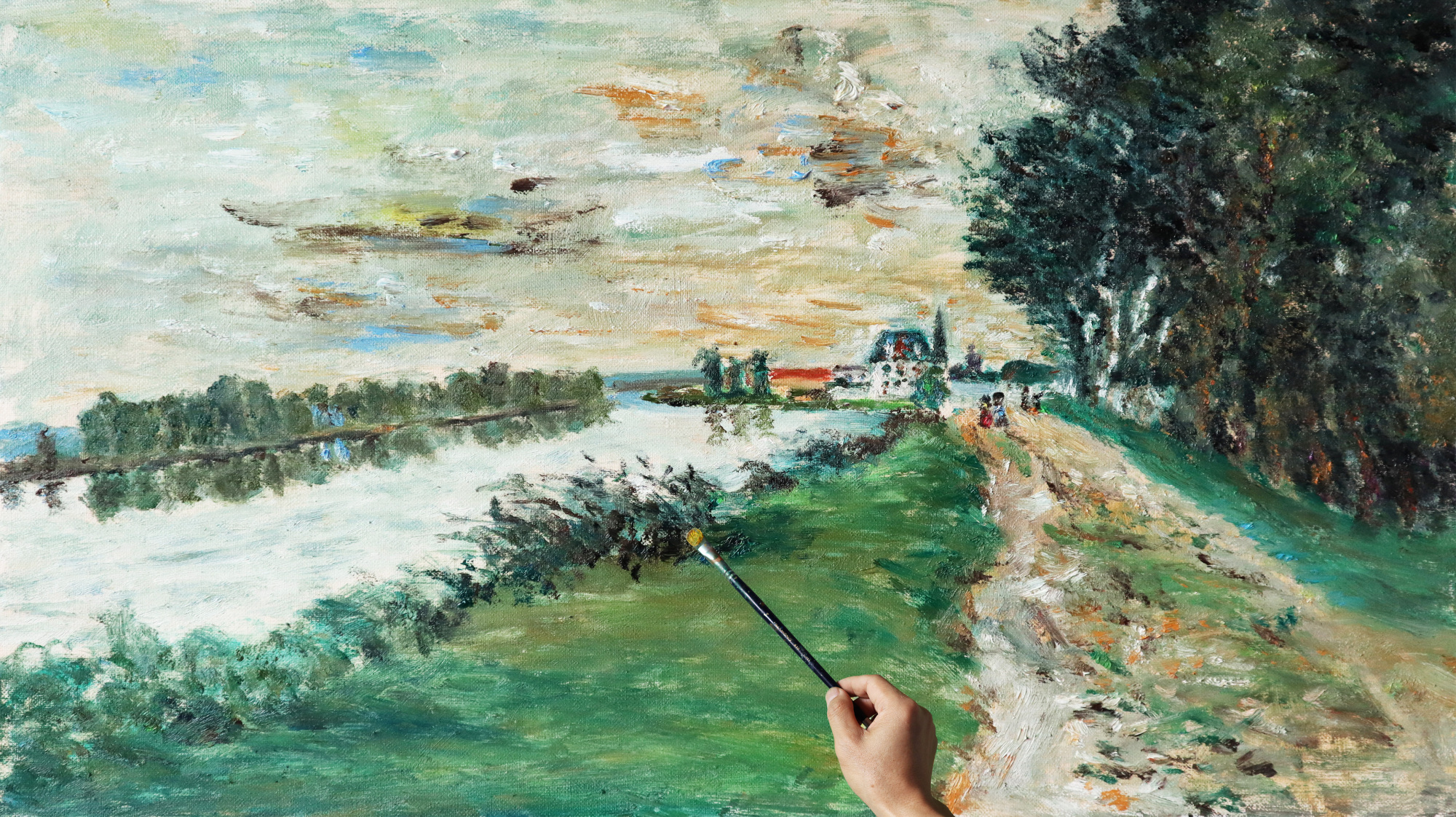 印象派的油画风景是如何完成的(72)?