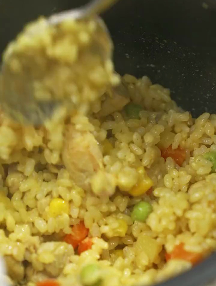 咖喱饭原来这么简单,饭和菜一起煮,就能够完成美味的宝宝辅食