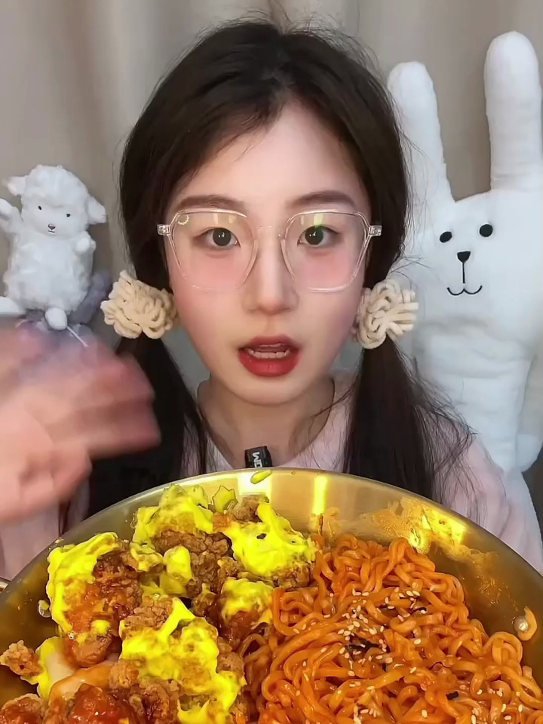 火鸡面还有韩式炸鸡 火鸡面 吃播 韩式炸鸡