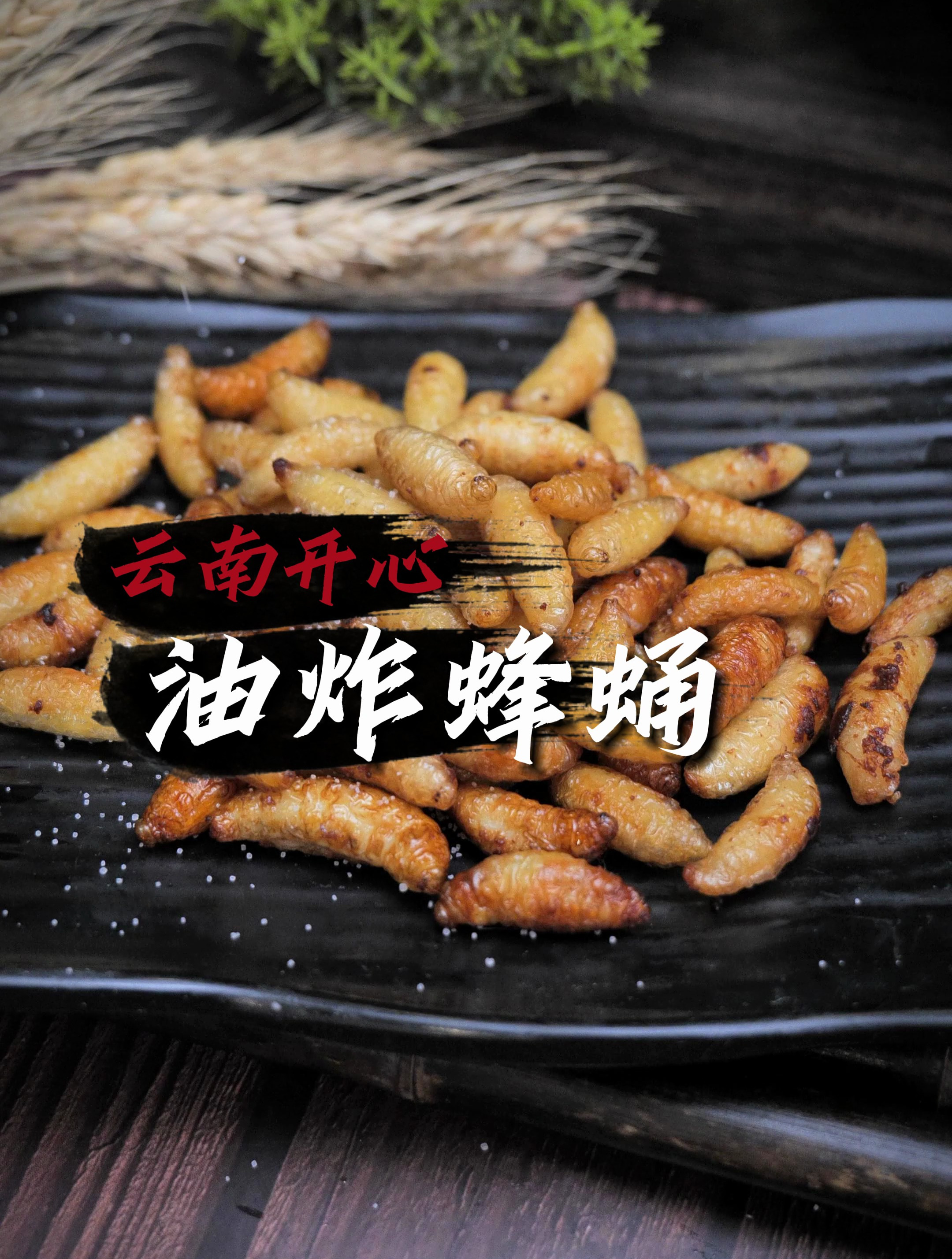年夜饭的第一道下酒菜 丨油炸蜂蛹 丨蜂蛹美食