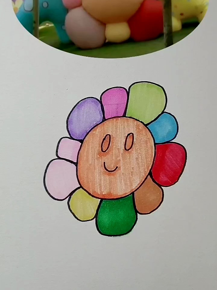 花园宝宝简笔画,一起学画画
