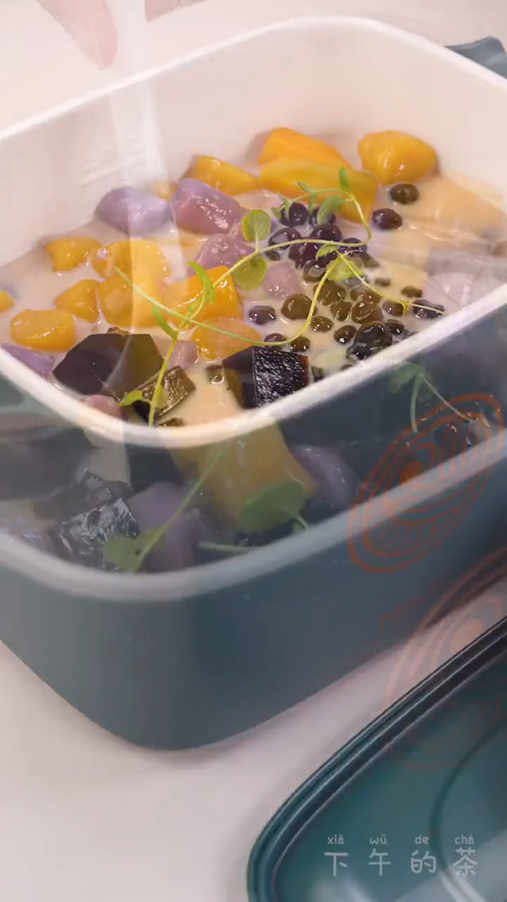 周末下午茶,整点仪式感!一锅都是料的芋圆奶茶火锅,软糯Q弹!自己做居然这么简单!