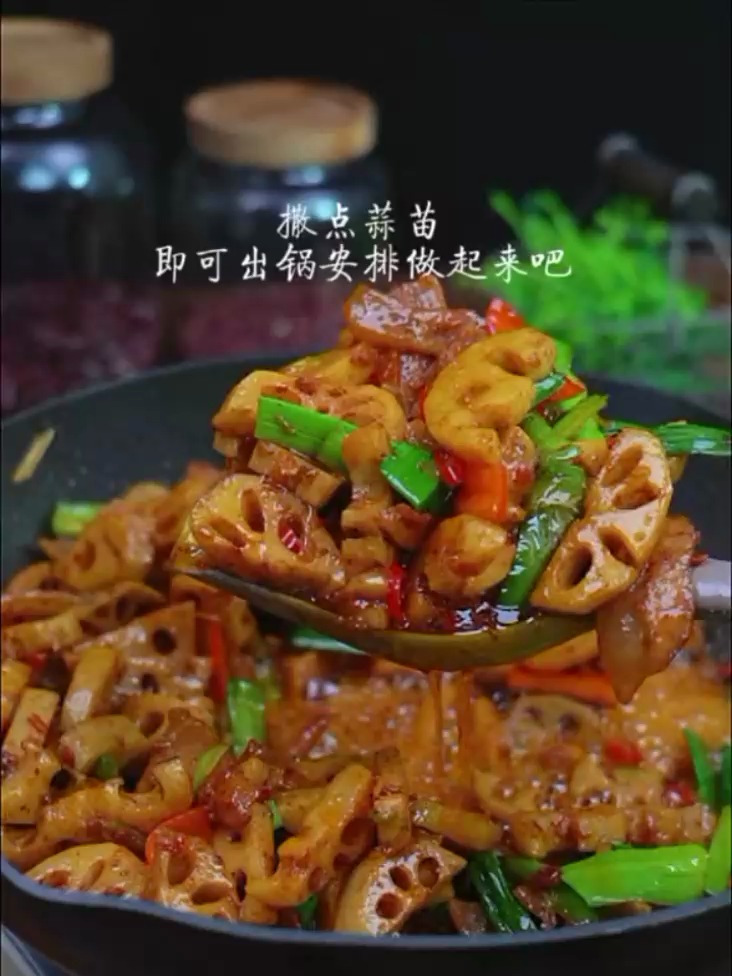 我家1600一年要吃366次的素菜,干锅藕片香脆好吃太下