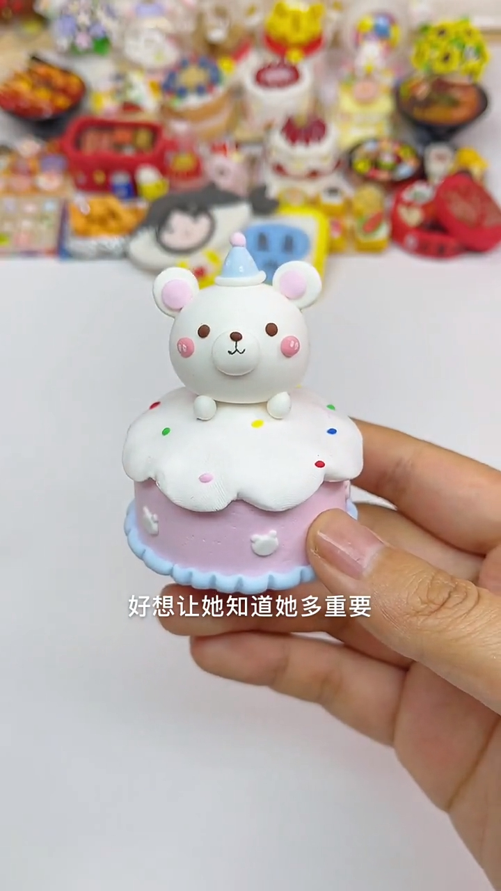 母亲节快到啦,做个超简单的粘土少女心蛋糕收纳盒,给妈妈一个小惊喜