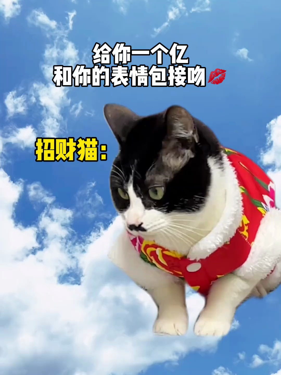 给你一个亿 和你的表情包接吻 你愿意吗