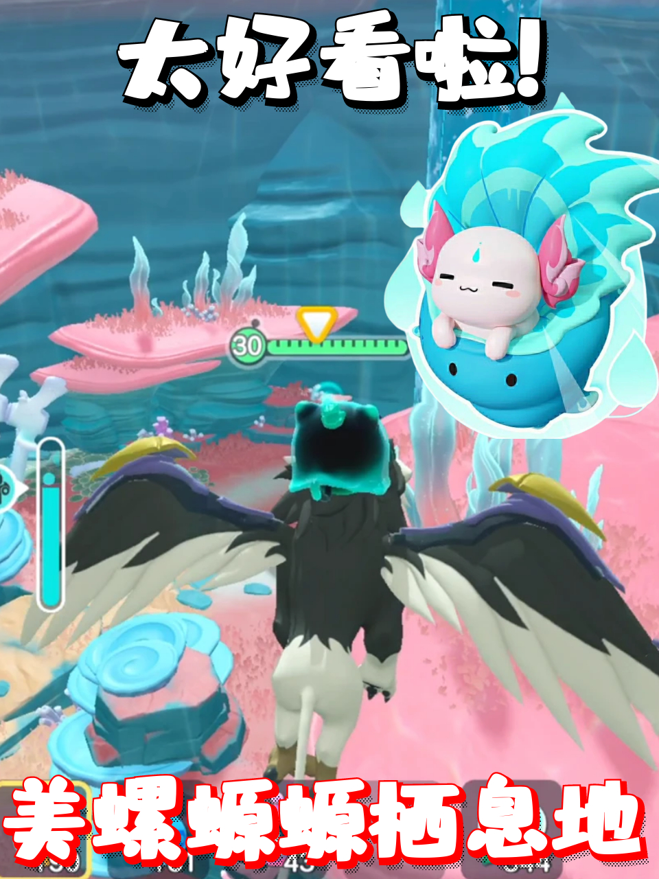 蛋仔派对神奇艾比:海墟群岛新地形美螺螈螈栖息地超美!