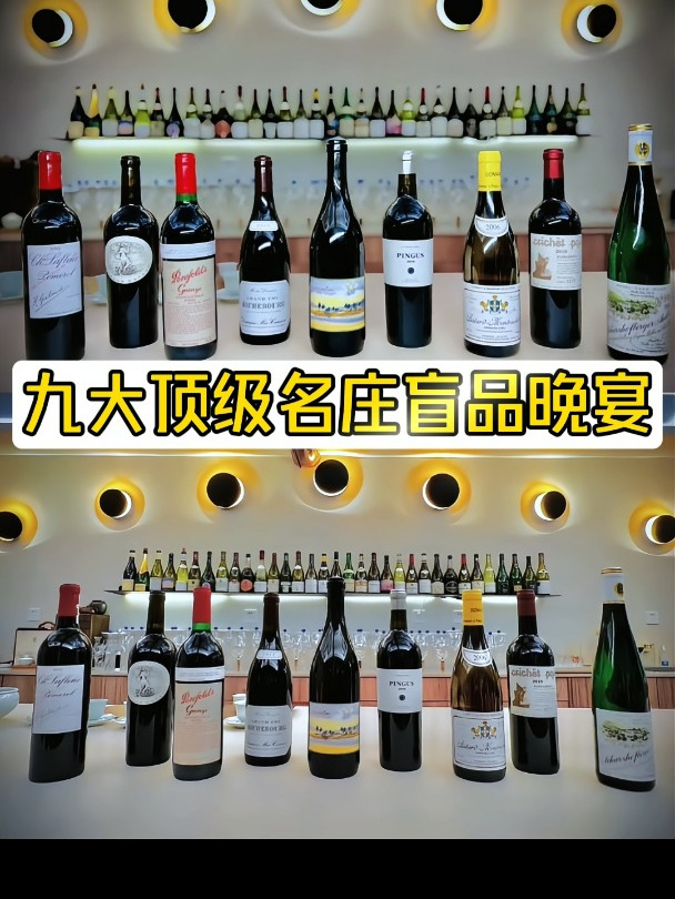 九大名庄晚宴(盲品)