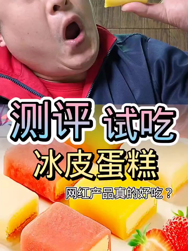 冰皮蛋糕 测评试吃