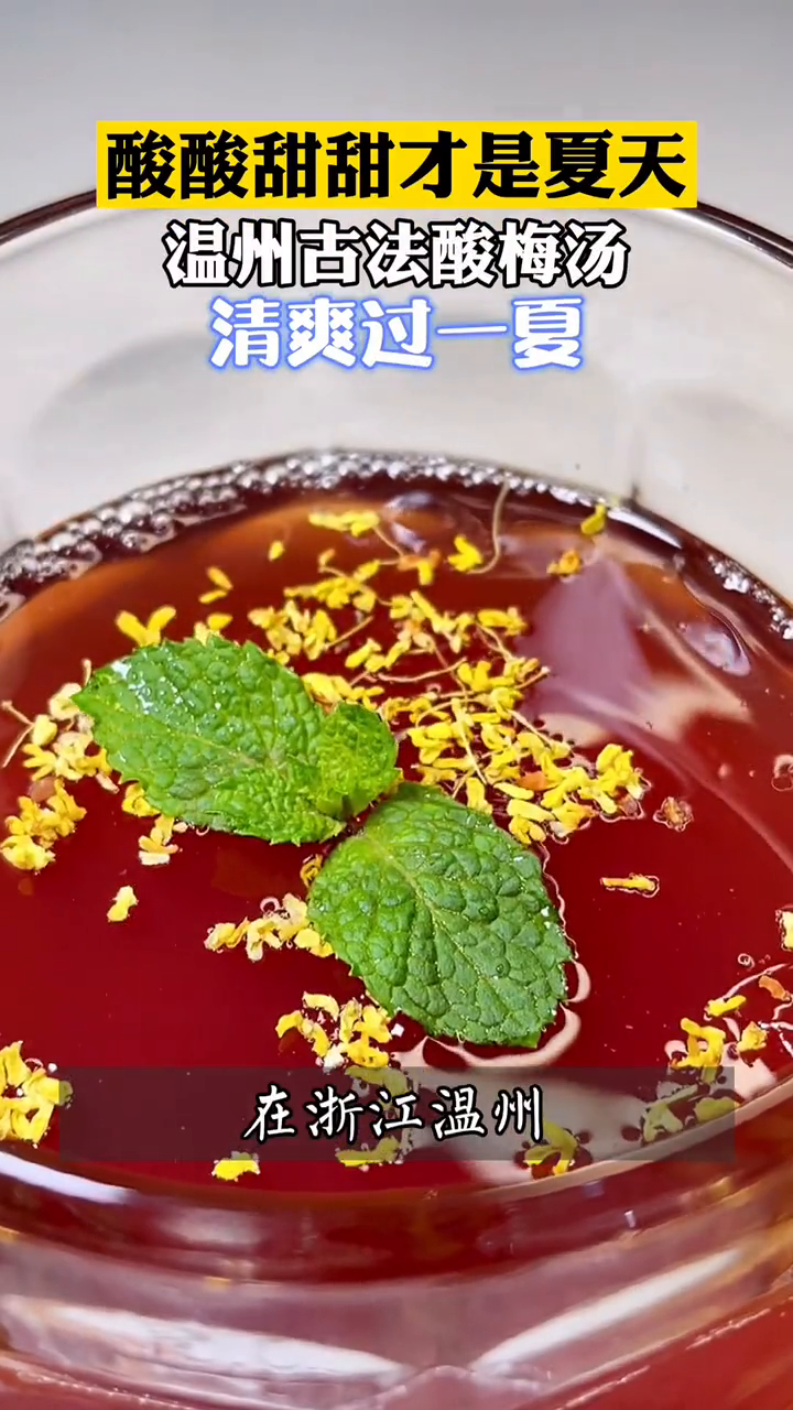 一口冰镇酸梅汤入喉,嗯~有夏天“内味儿”了!