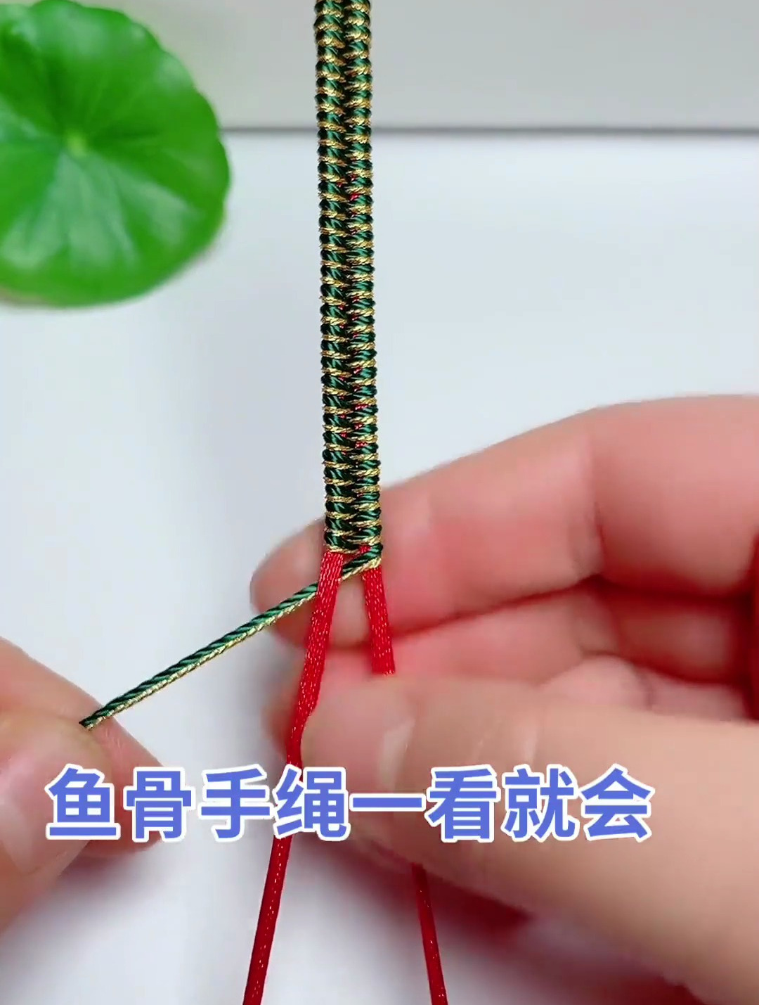 鱼骨手绳一看就会