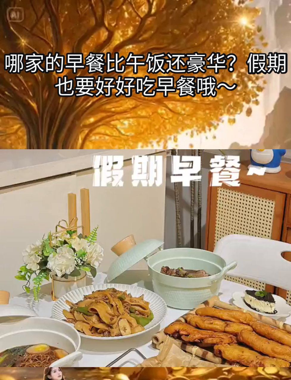 哪家的早餐比午饭还豪华?假期也要好好吃早餐哦～
