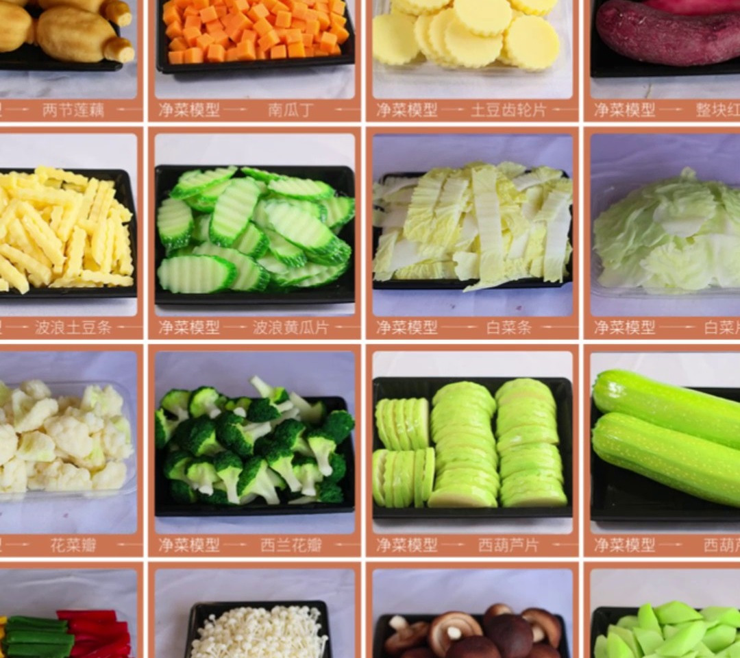 食品模型——净菜模型