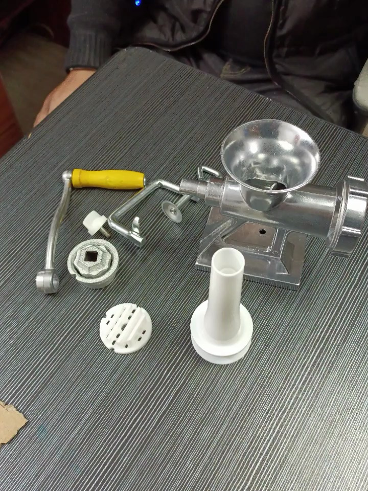 46型手动绞肉机多功能碎肉机香肠机碎菜灌肠机磨粉完整教程