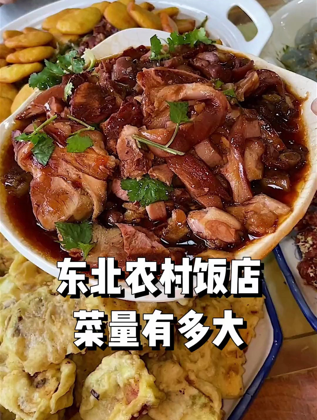 东北菜量到底有多大?震惊了用盆上菜!一道菜配40个大饼子……